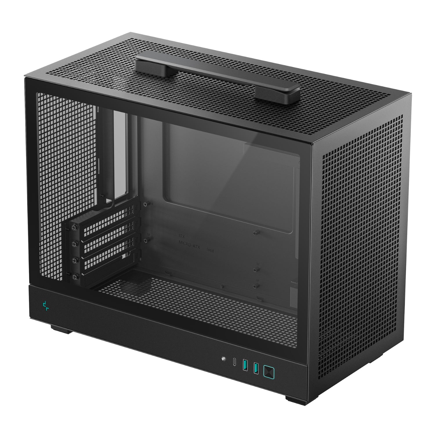 DeepCool CH160 PLUS Micro-ATX Chassis - Black – image 6