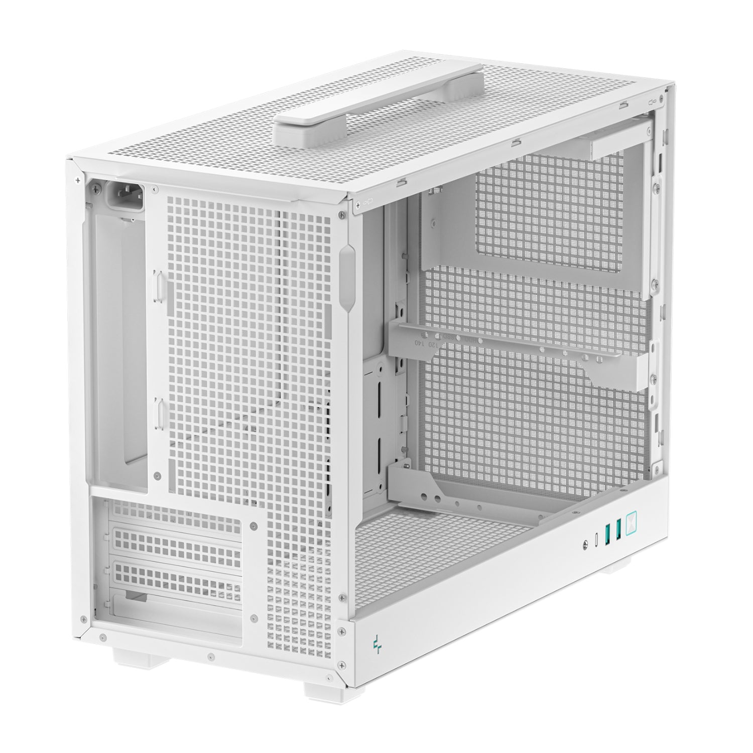DeepCool CH160 PLUS Micro-ATX Chassis - White – image 5
