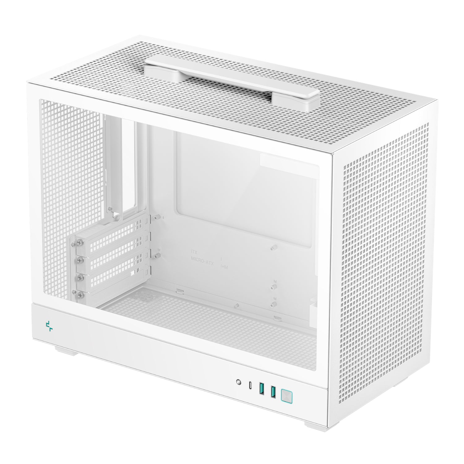 DeepCool CH160 PLUS Micro-ATX Chassis - White – image 6