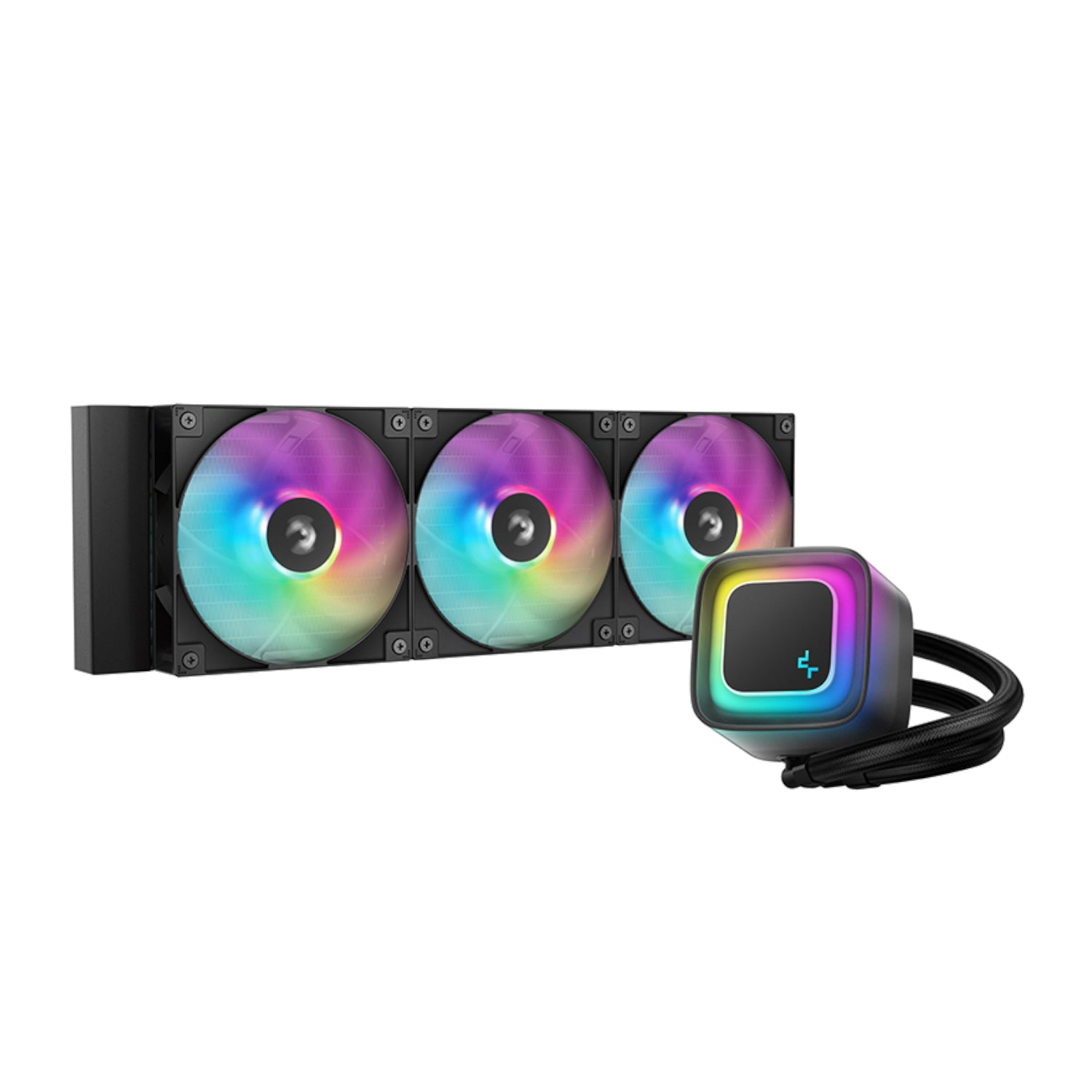 DeepCool LE360 V2 ARGB 360mm AIO Liquid Cooler - Black – image 2