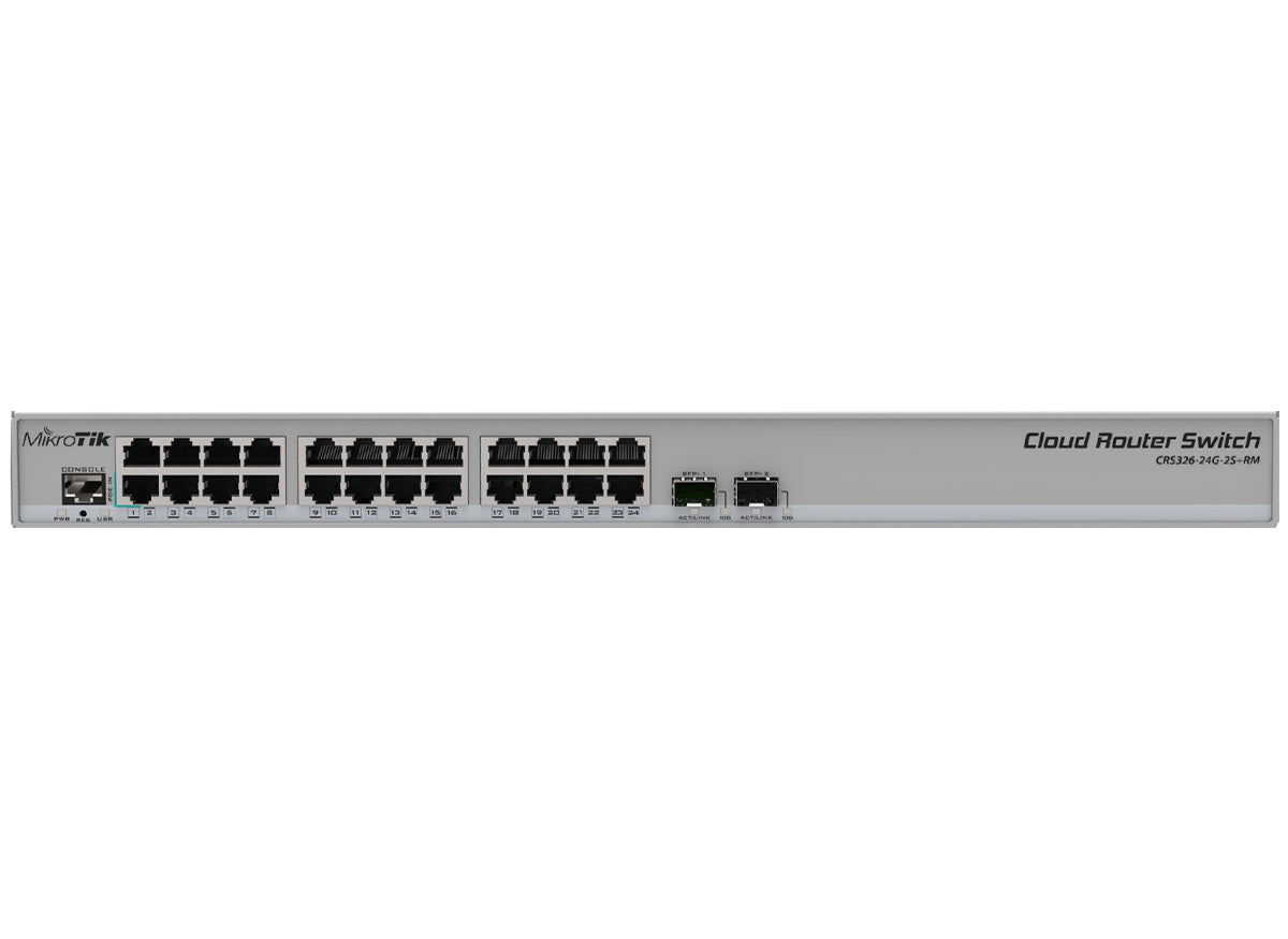 MikroTik Cloud Router Switch 24 Port Gigabit 2SFP+