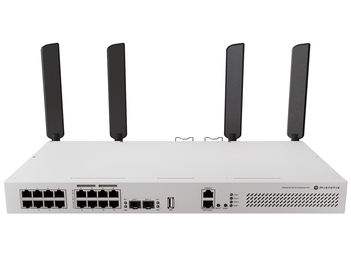 MikroTik Cloud Router Switch 16 Port with 8 PoE 150W 2SFP+ WiFi 6