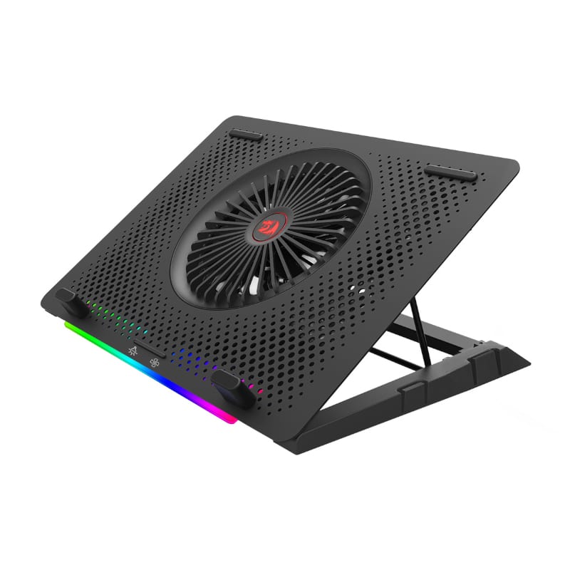 REDRAGON Dual USB 5 Fan RGB Gaming Notebook Stand – image 2