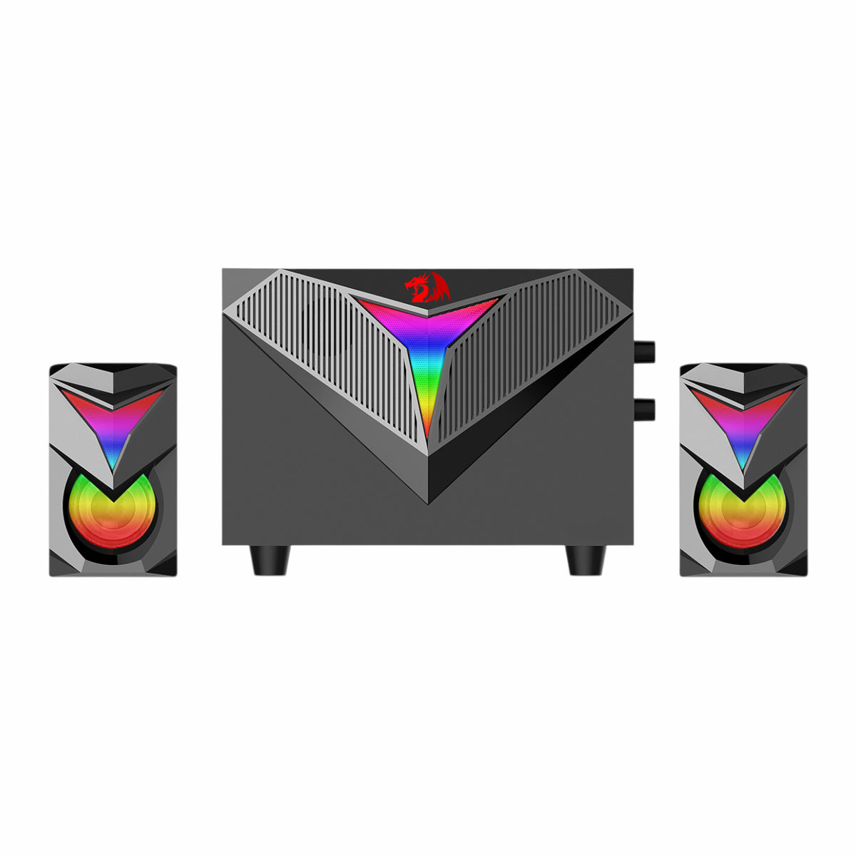 REDRAGON 2.1 Satellite Speaker TOCCATA RGB 11W Gaming Speaker - Black – image 2