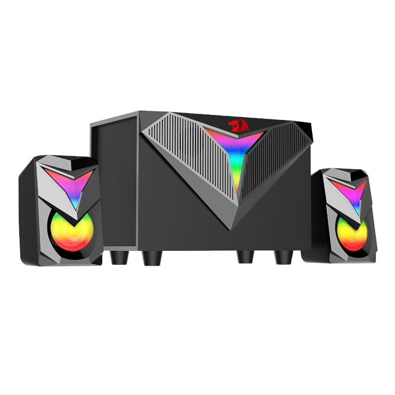 REDRAGON 2.1 Satellite Speaker TOCCATA RGB 11W Gaming Speaker - Black – image 2