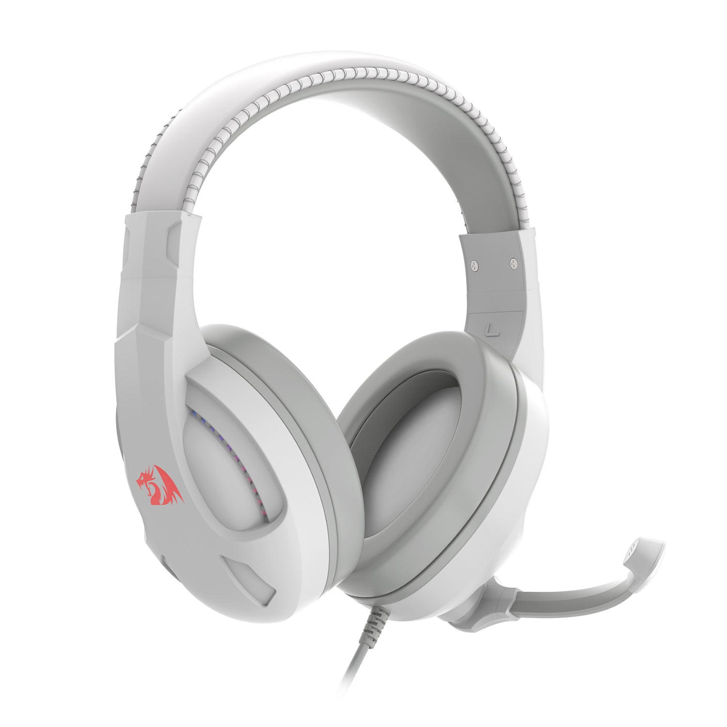 Redragon H211 CRONUS Surround Sound RGB Wired Gaming Headset – White – image 2