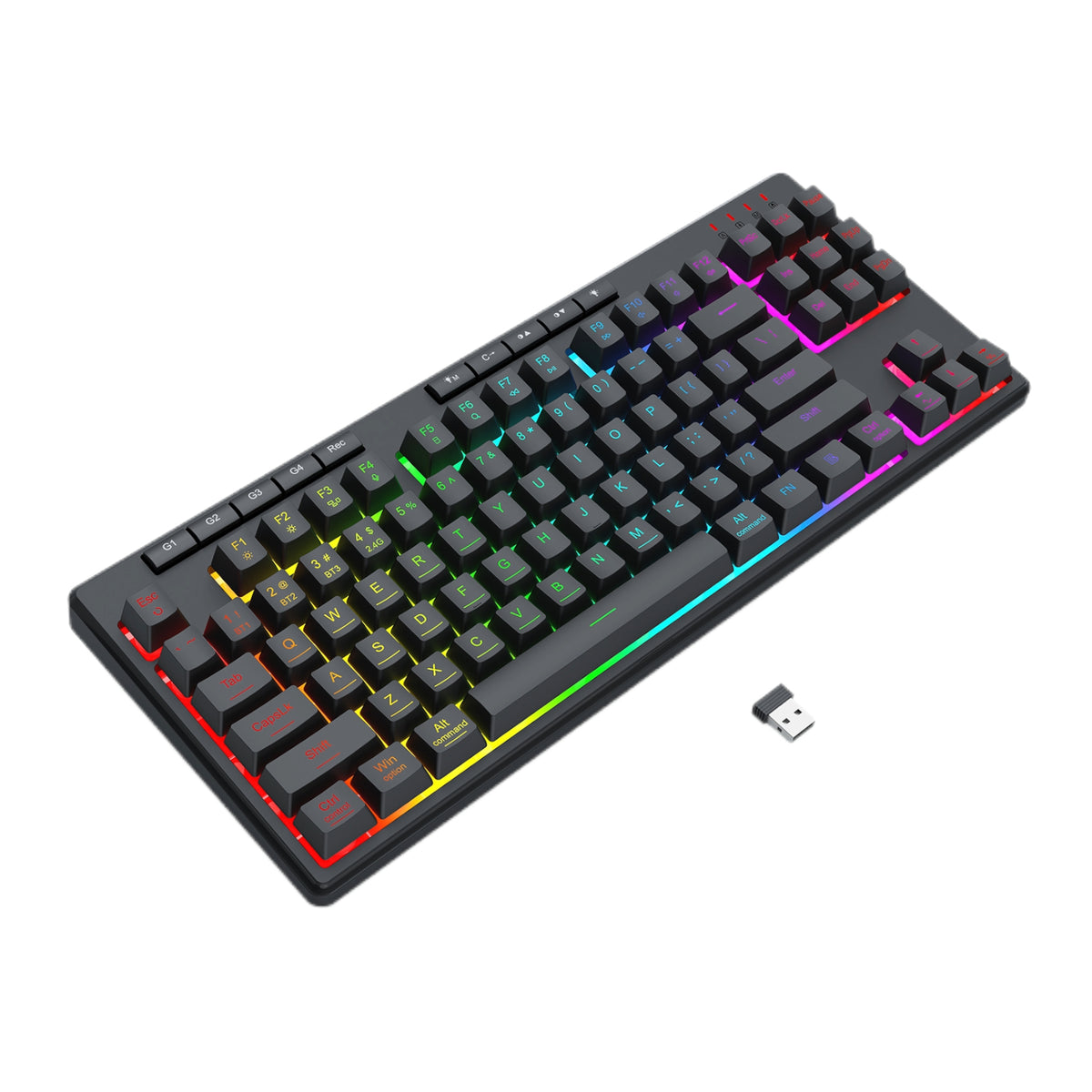Redragon SHIVA PRO Wireless keyboard - Black – image 4