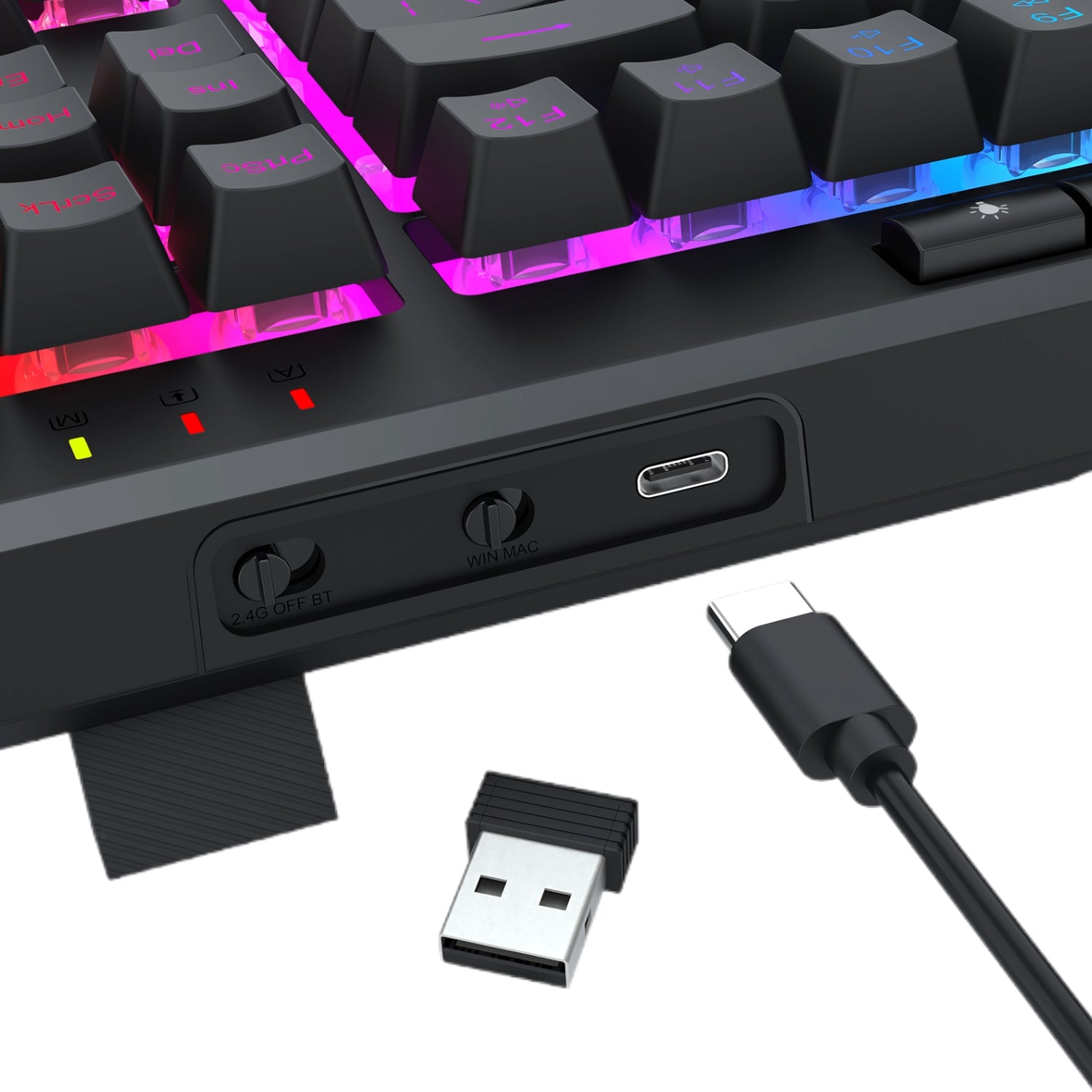 Redragon SHIVA PRO Wireless keyboard - Black – image 6