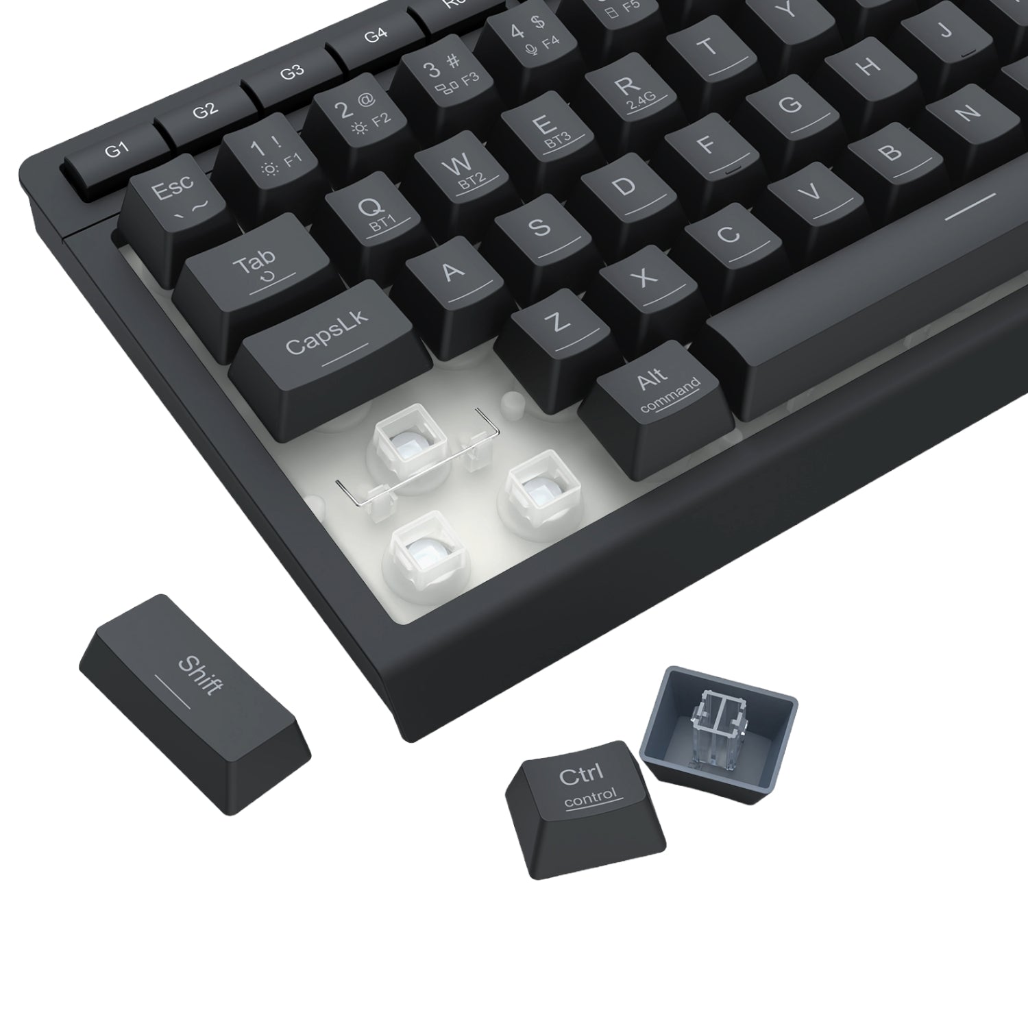 Redragon SHIVA K522 PRO RGB Wireless Gaming Keyboard- Black – image 9