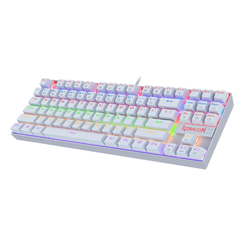 REDRAGON KUMARA Mechanical 87 Key|RGB Backlit Gaming Keyboard - White – image 2