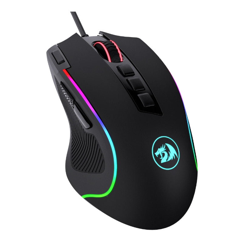 REDRAGON PREDATOR 4000DPI RGB Ergo Gaming Mouse - Black – image 2
