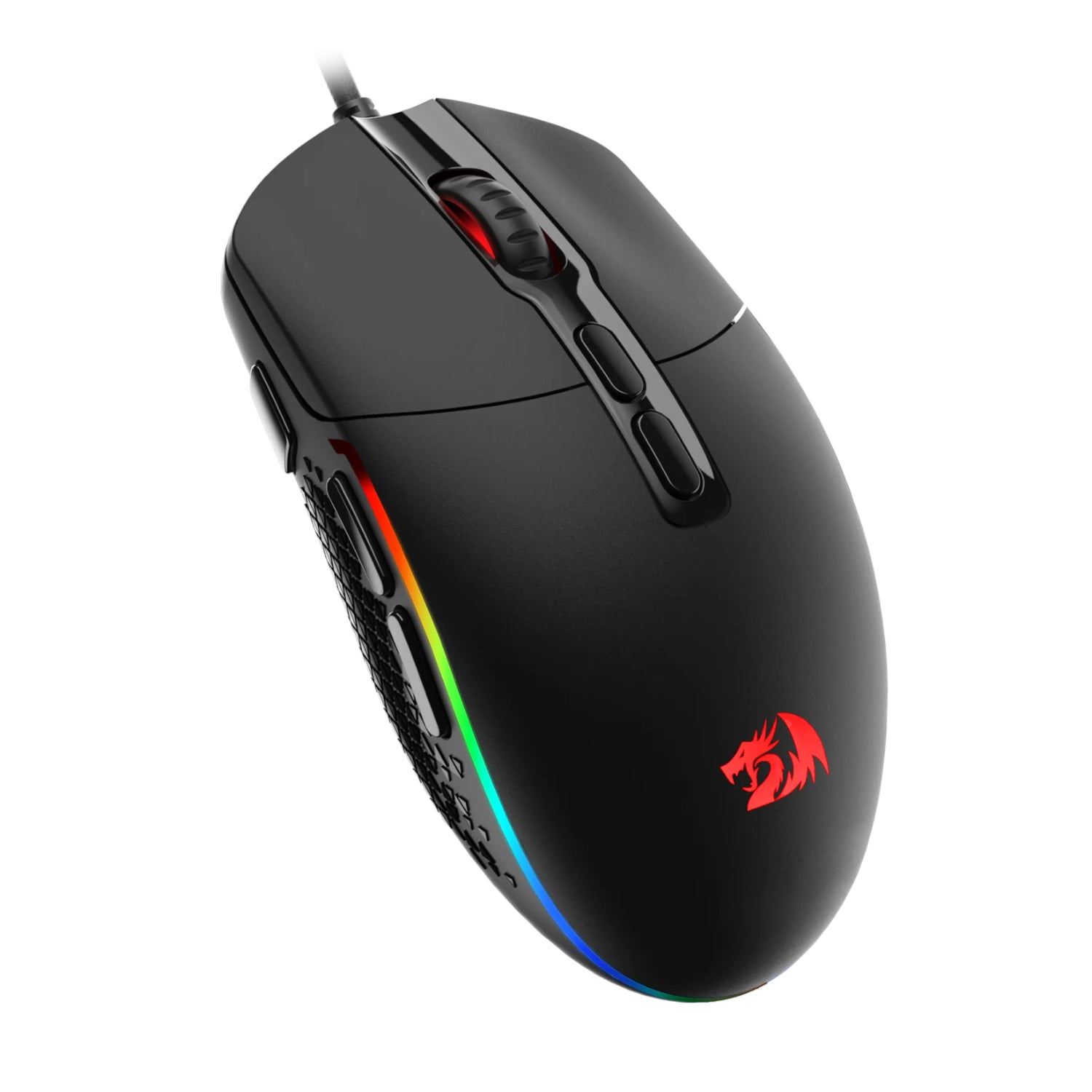 Redragon M719 INVADER RGB 10000 DPI Wired Optical Gaming Mouse - Black – image 2