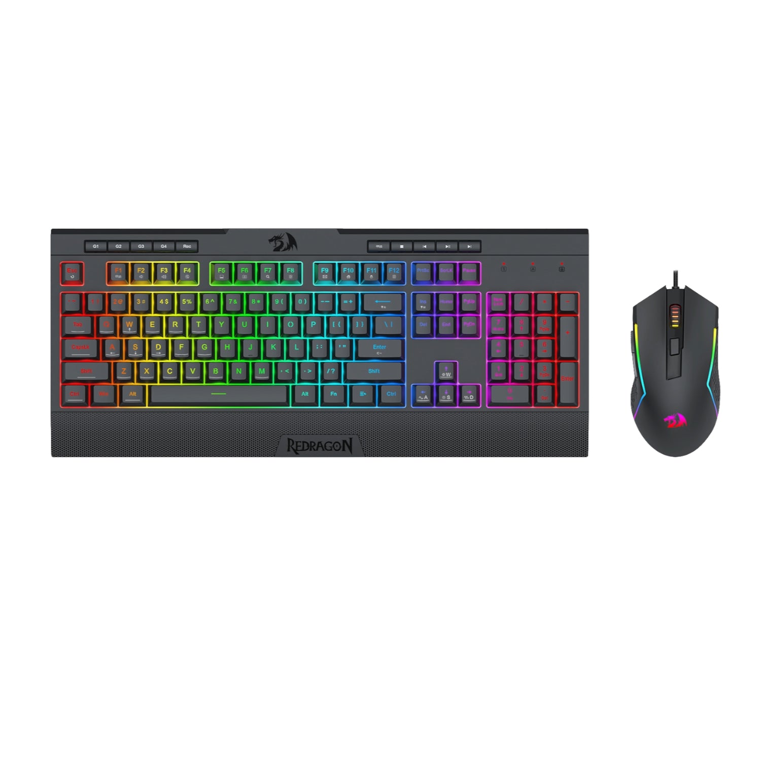 Redragon S151 Gaming Keyboard and Mouse Combo-Black – image 4