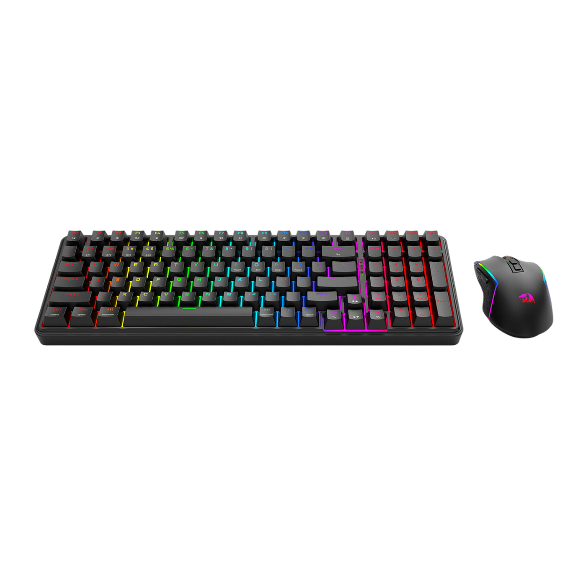 Redragon S162 RGB 3-Mode Wireless Mechanical Gaming Keyboard and Mouse Combo - Black – image 3