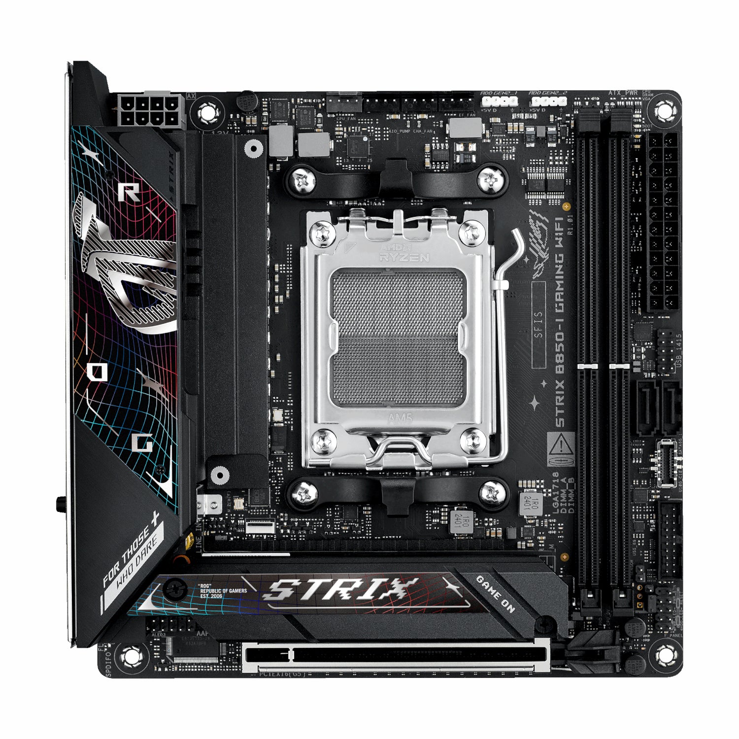 Asus ROG Strix B850-I Gaming WiFi AM5 Mini-ITX Gaming Motherboard – image 2