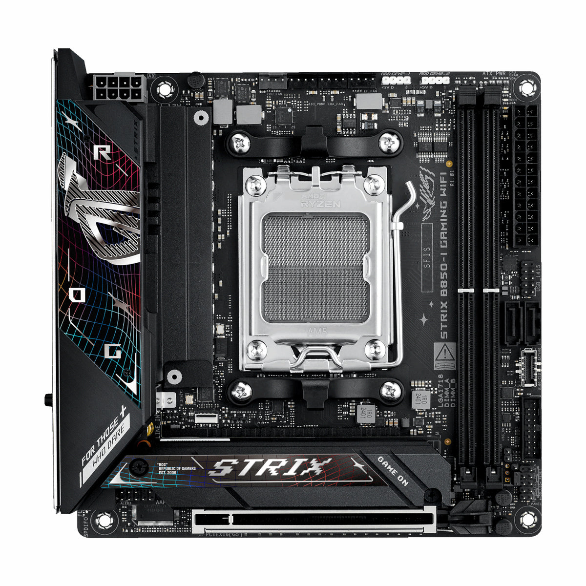 Asus ROG Strix B850-I Gaming WiFi AM5 Mini-ITX Gaming Motherboard – image 2
