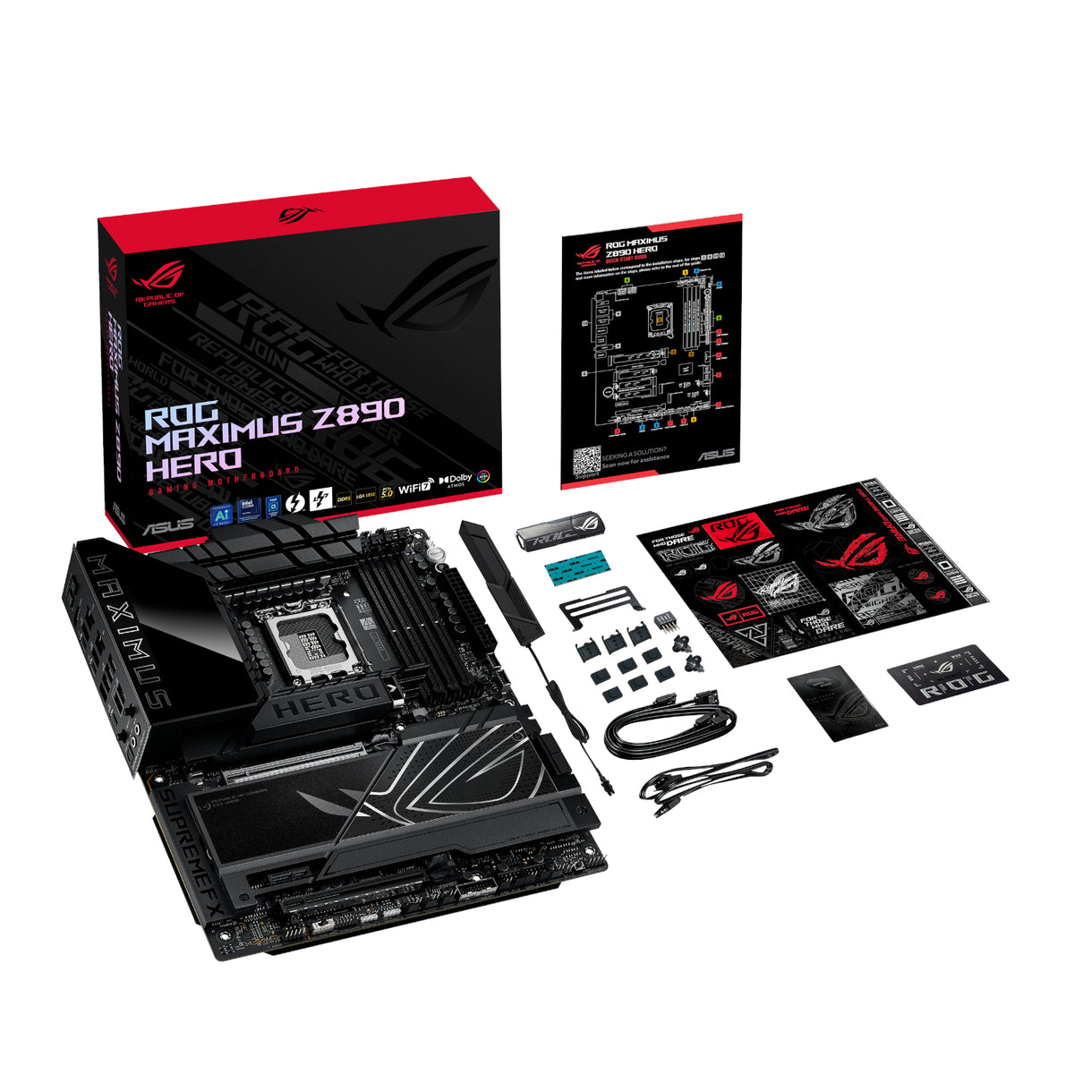 Asus ROG Maximus Z890 Hero Intel LGA1851 ATX Gaming Motherboard – image 6