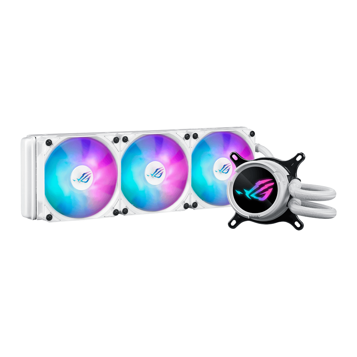 ASUS ROG Strix LC III 360mm ARGB White Edition Liquid CPU Cooler – image 2