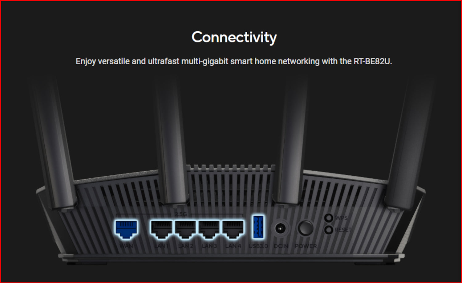ASUS RT-BE82U Wi-Fi 7 Dual-Band 2.5GbE Router - Black – image 4