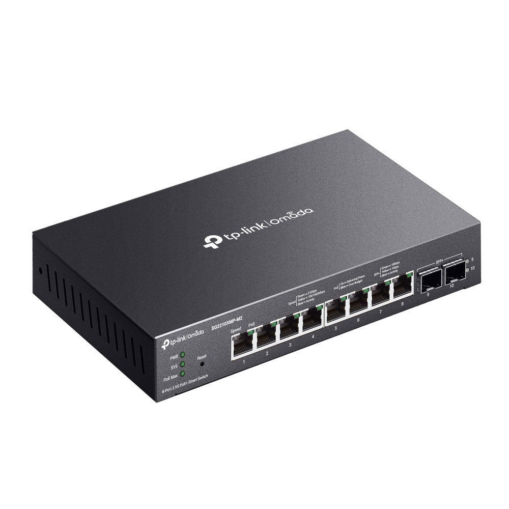 TP-LINK OMADA 8-PORT 2.5GBASE-T & 2-PORT 10GE SFP+