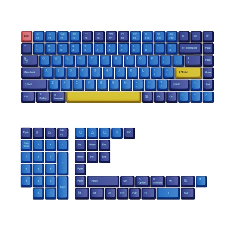 Keychron OEM Dye-Sub PBT Full Set Keycap Set – Beach