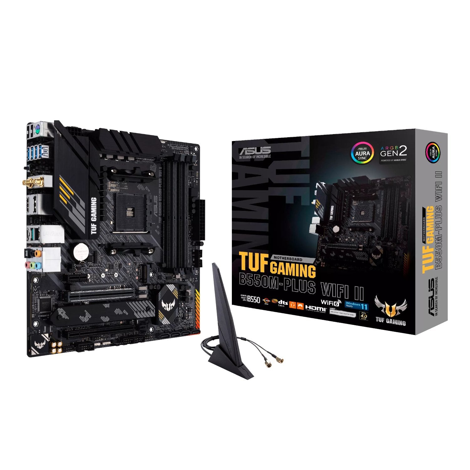Asus TUF GAMING B550M-PLUS WIFI II mATX Gaming Motherboard