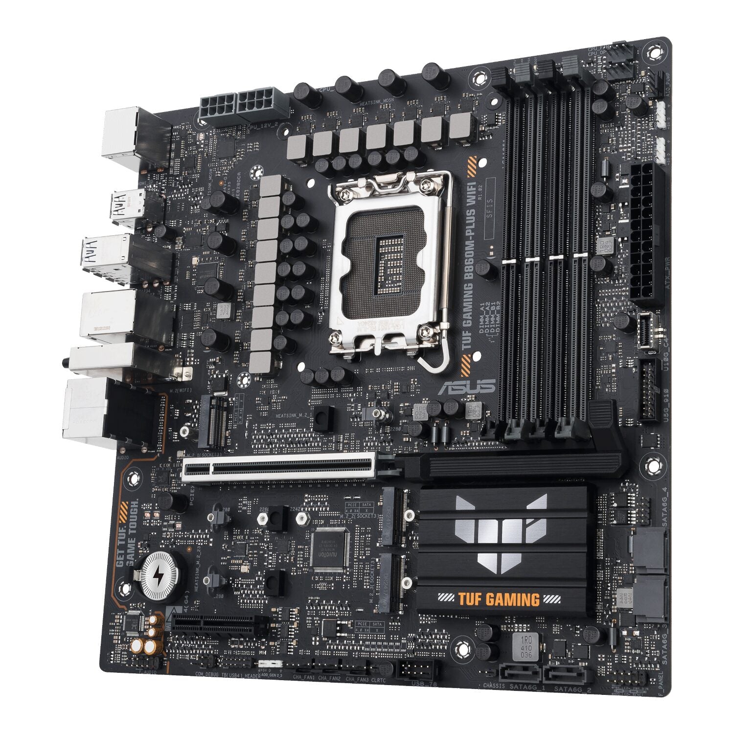 Asus TUF Gaming B860M-Plus Wi-Fi M-ATX Motherboard – Intel LGA1851, DDR5, PCIe 5.0. Wi-Fi 7 – image 3