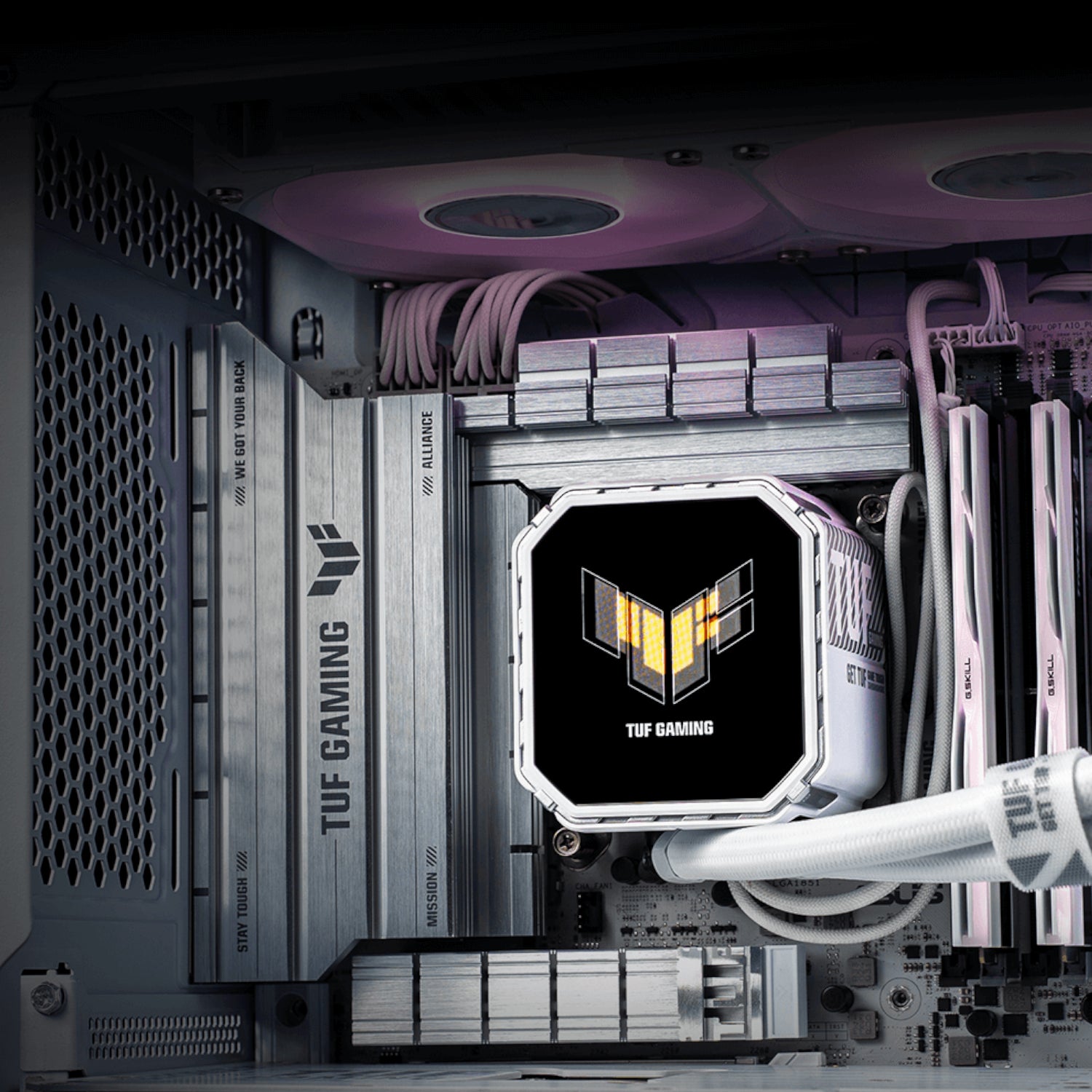 ASUS TUF Gaming LC III 360 ARGB CPU Liquid Cooler - White – image 2