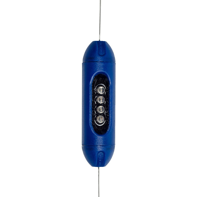 Blue Timed Fence light for stainless steel wire