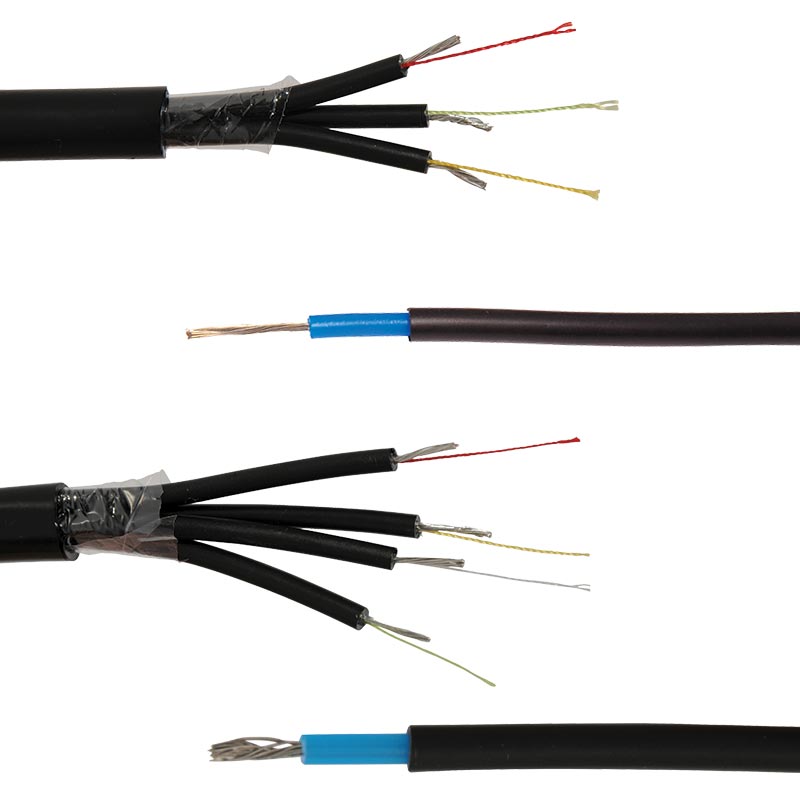 Single Core Tinned Copper HT Cable (S-series) 30m – Slimline Black