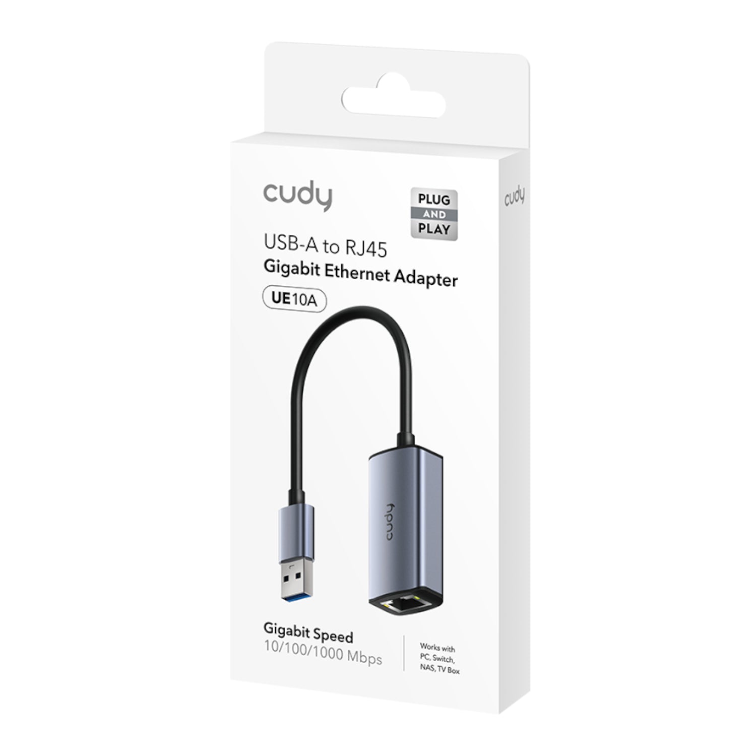 Cudy UE10A USB-A to Gigabit Ethernet Adapter – image 2