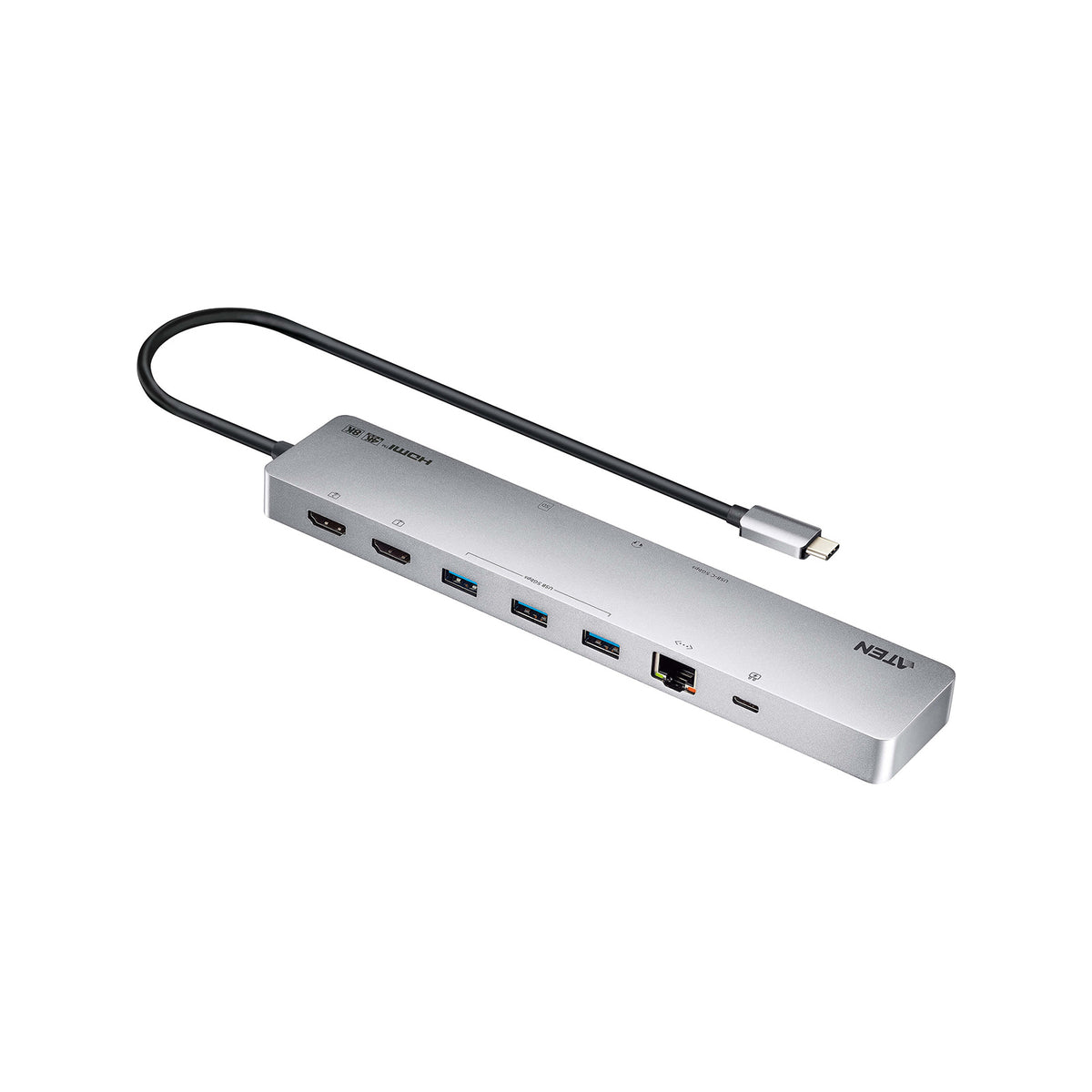 Aten 11-in-1 USB-C Multiport Dock with Power Pass-Through