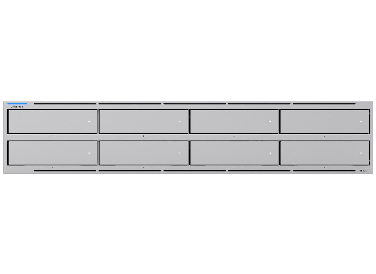 Ubiquiti UniFi NAS Pro 8 2U 8 Drive Bays 2 NVMe Slots and 10Gbps Ethernet