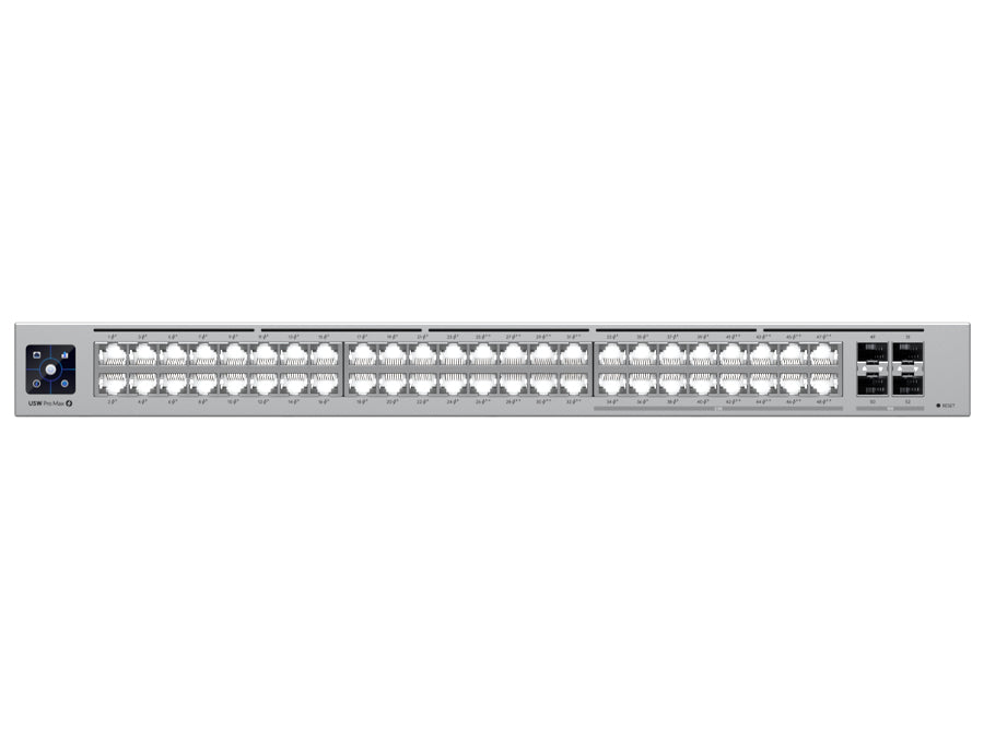 Ubiquiti UniFi Pro Max Switch 48 with 32PoE 16x 2.5Gbps PoE++ 720W