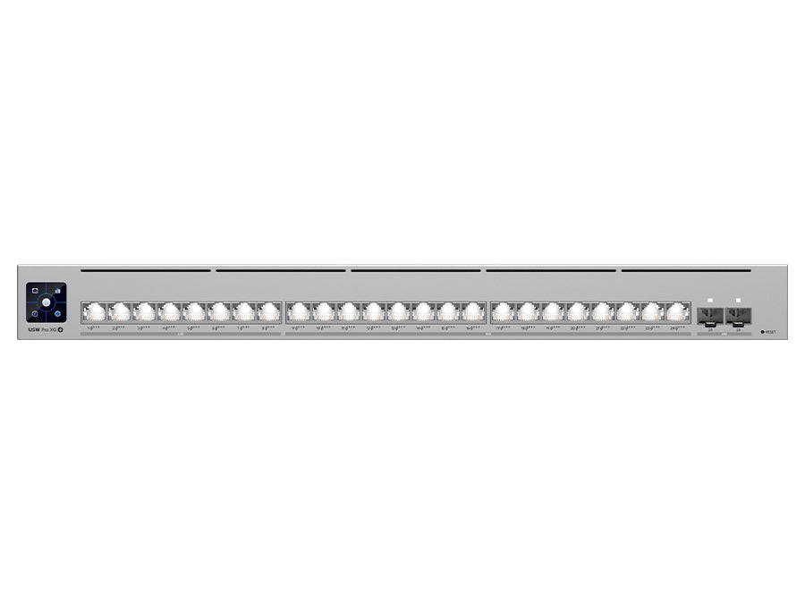 Ubiquiti UniFi Pro XG Switch 16 x 10Gbps 8 x 2.5Gbps PoE+++ 2SFP28 720W