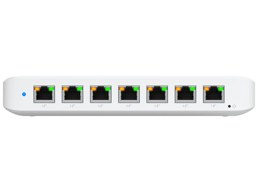 Ubiquiti UniFi Switch Ultra 8 Port Gigabit 1PoE Input 7 PoE Out 52W