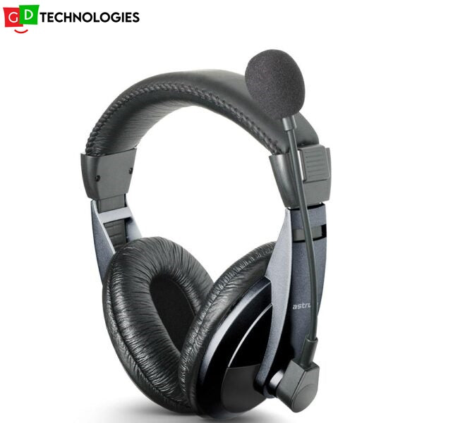 Over-ear Wired Stereo Headset with Flex Mic