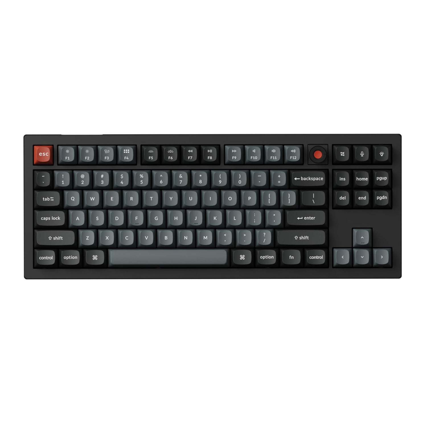 Keychron V3 Ultra 80% 8K Red Switch Hot-Swap RGB Wireless Keyboard - Black – image 2