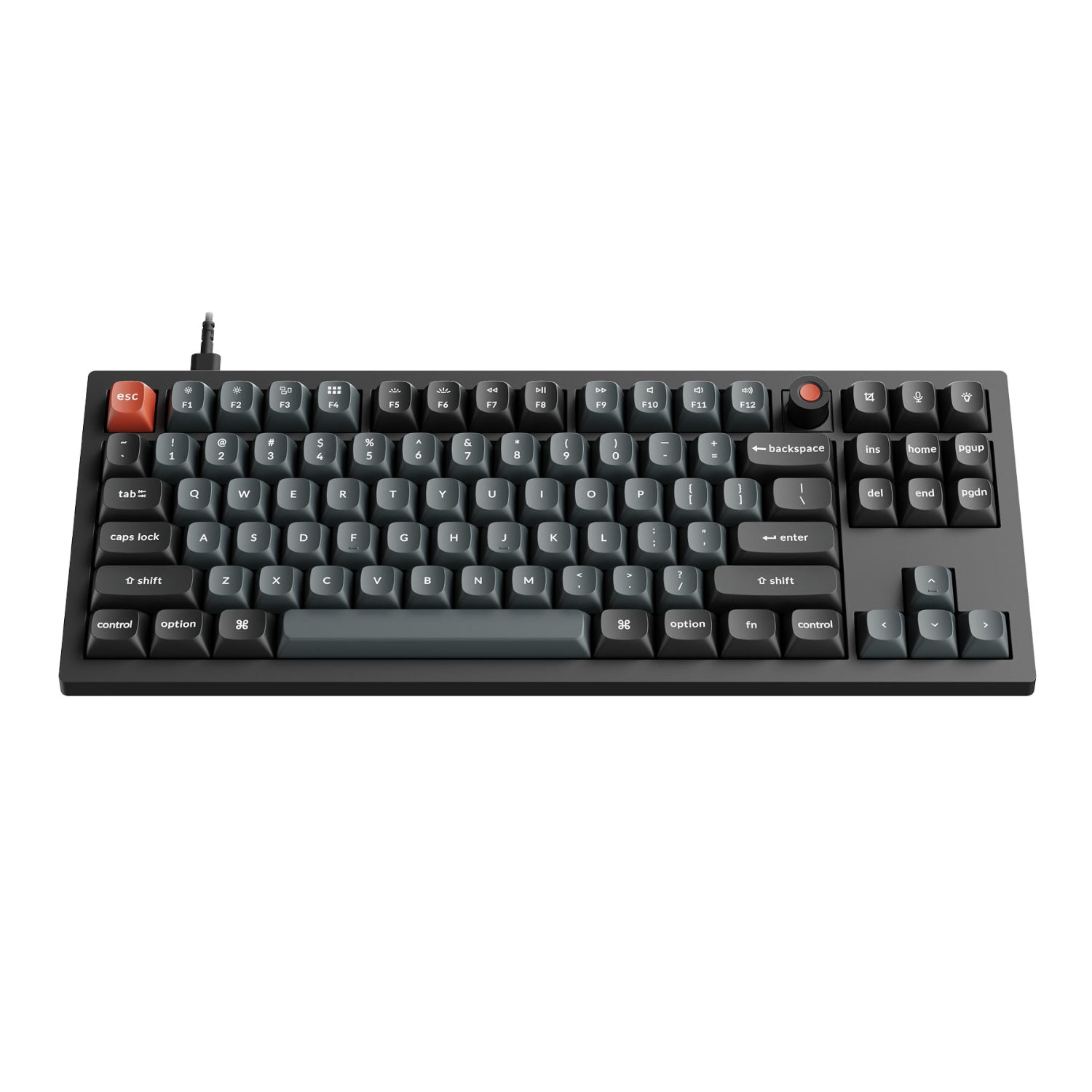 Keychron V3 Ultra 80% 8K Red Switch Hot-Swap RGB Wireless Keyboard - Black – image 3