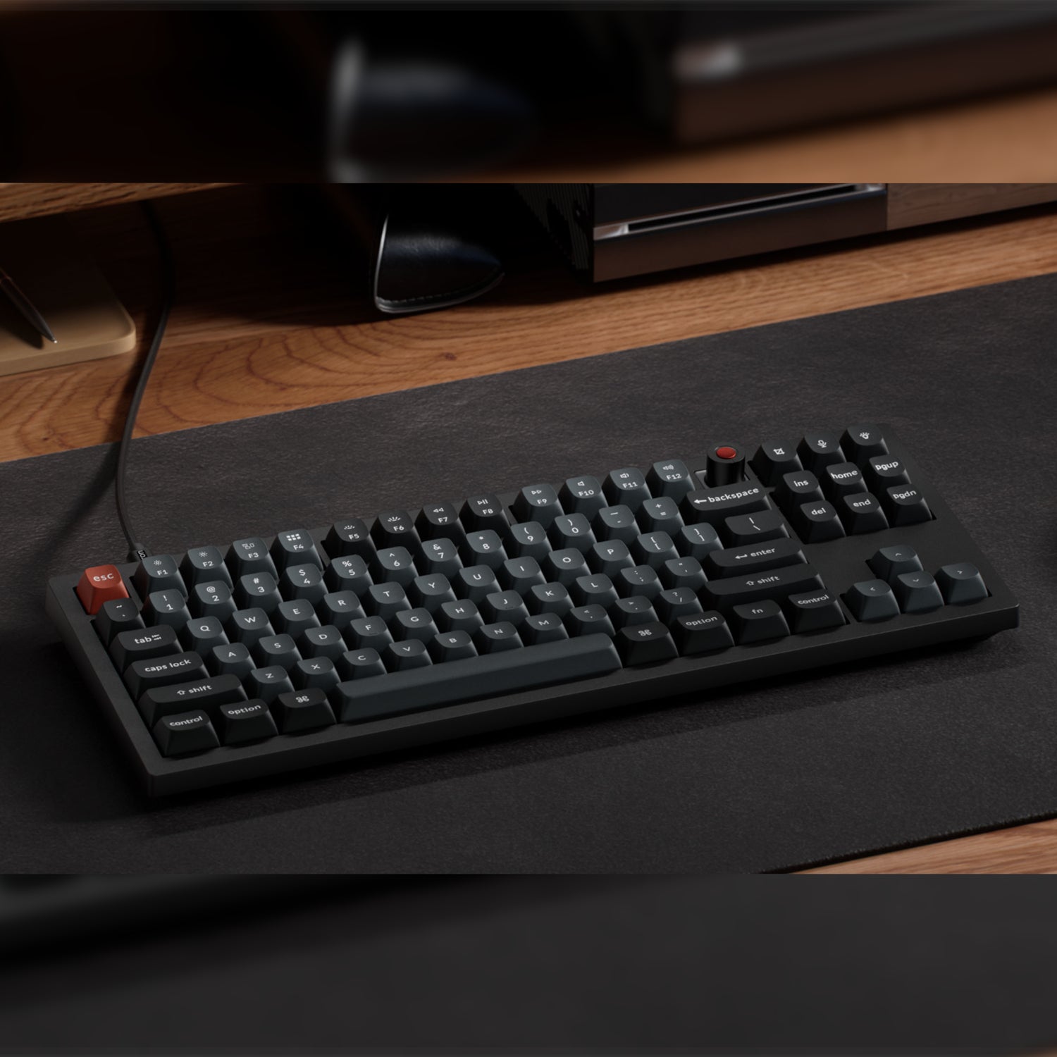 Keychron V3 Ultra 80% 8K Red Switch Hot-Swap RGB Wireless Keyboard - Black – image 5