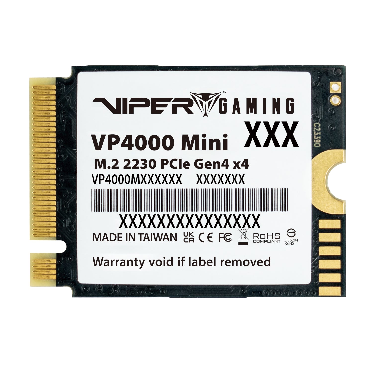 Patriot Viper VP4000 Mini 500GB M.2 2230 PCIe Gen4x4 SSD – image 4
