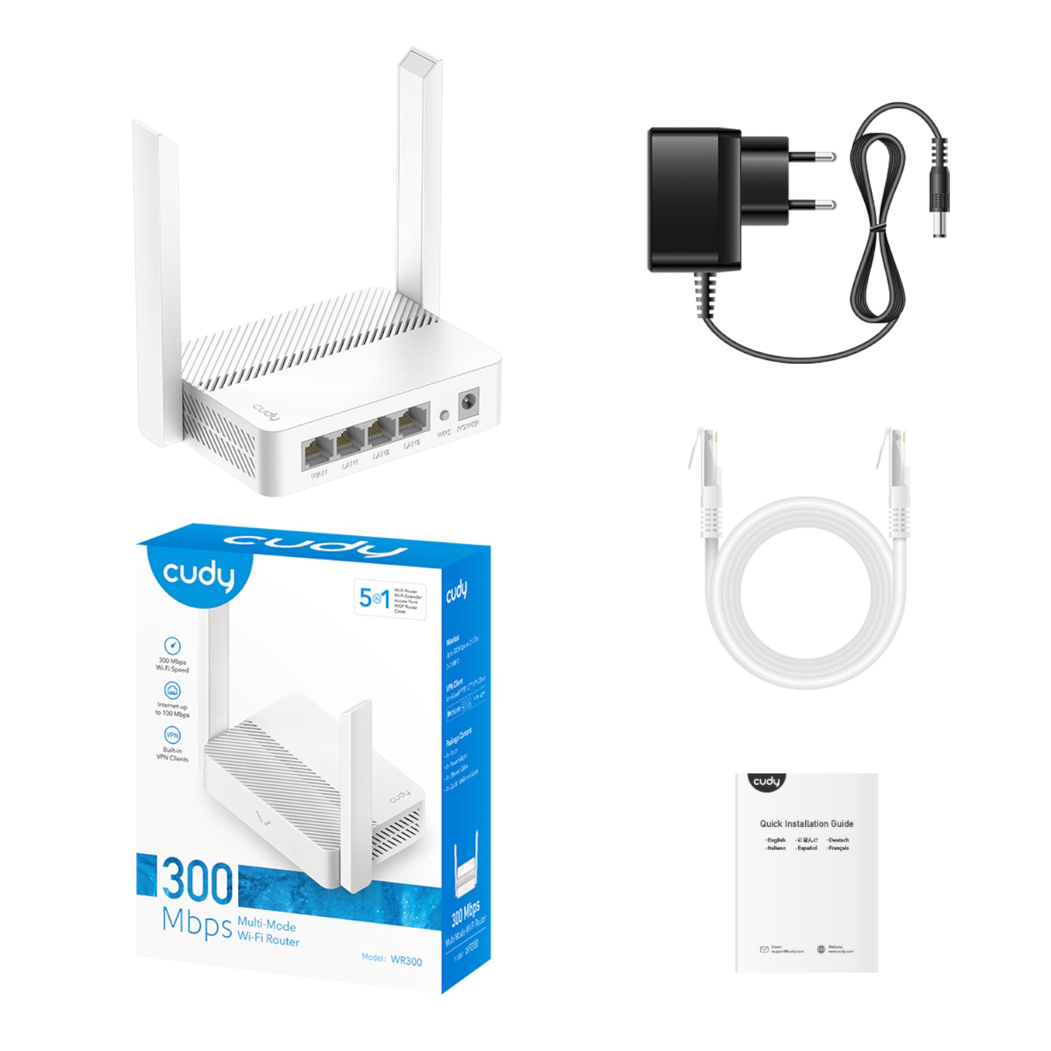 Cudy N300 2.4GHz Wi-Fi Router – image 6