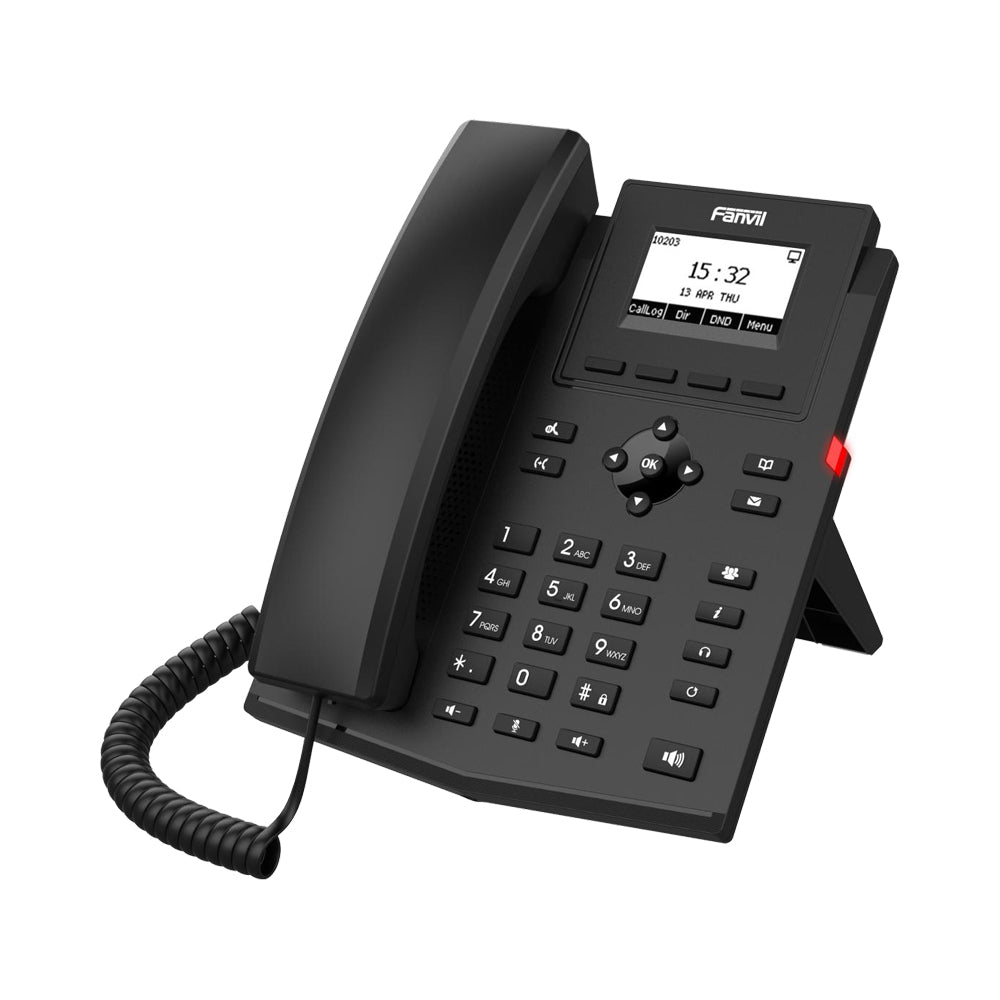 FANVIL X301G COST-EFFECTIVE GIGABIT IP PHONE WITH 2.3-INCH 132 × 64 PIXEL DOT-MATRIX DISPLAY