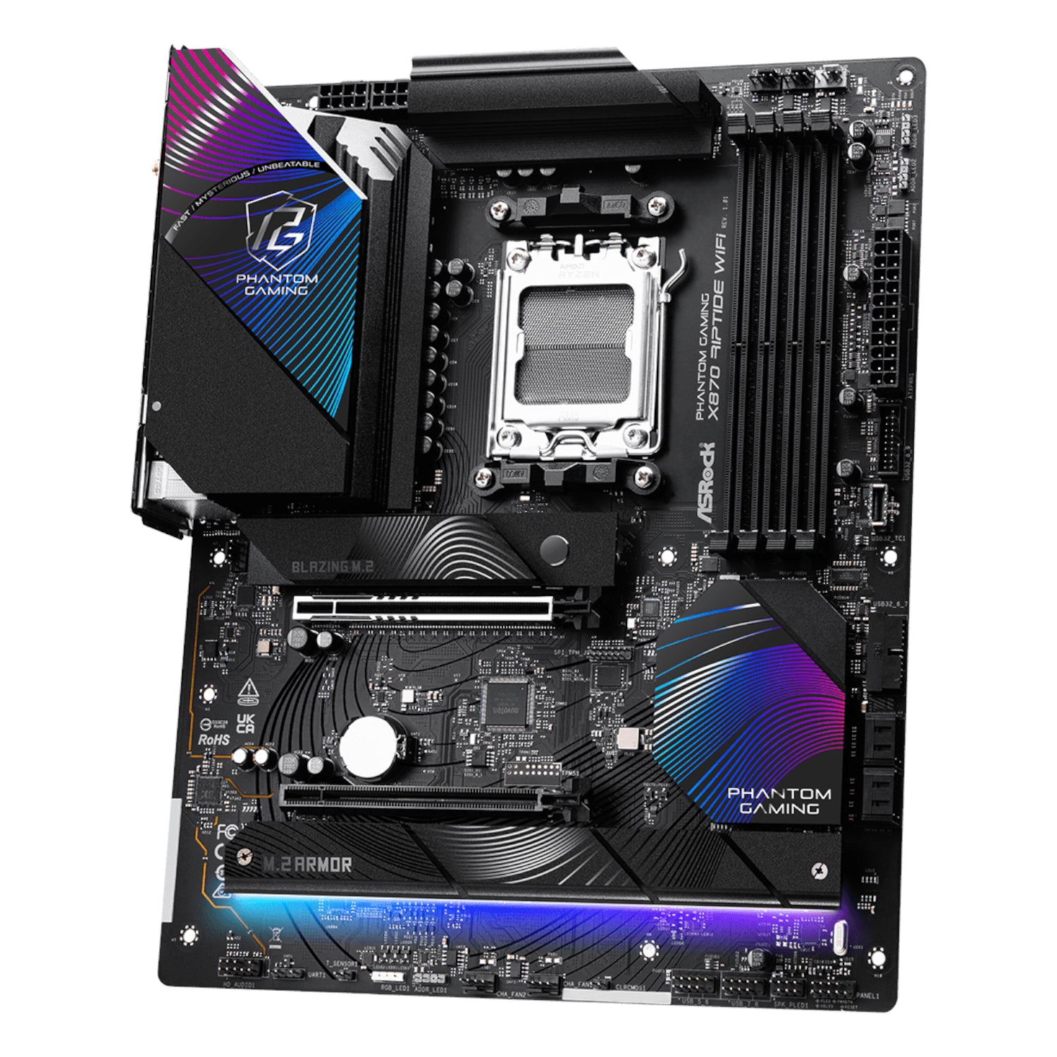 ASRock X870 Riptide AM5 Wi-Fi Phantom Gaming Motherboard – image 4