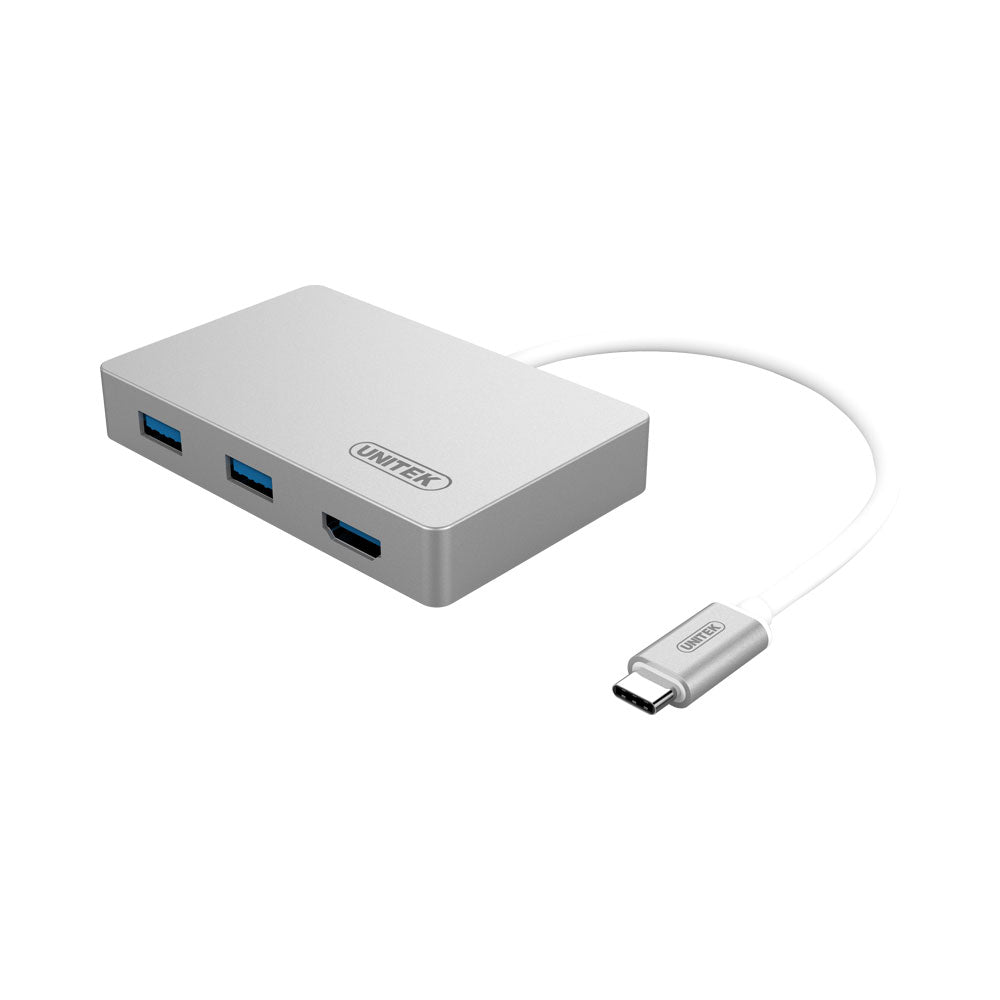 UNITEK USB3.0 TYPE-C, 3-P USB, 1-P HDMI (Y-3707)