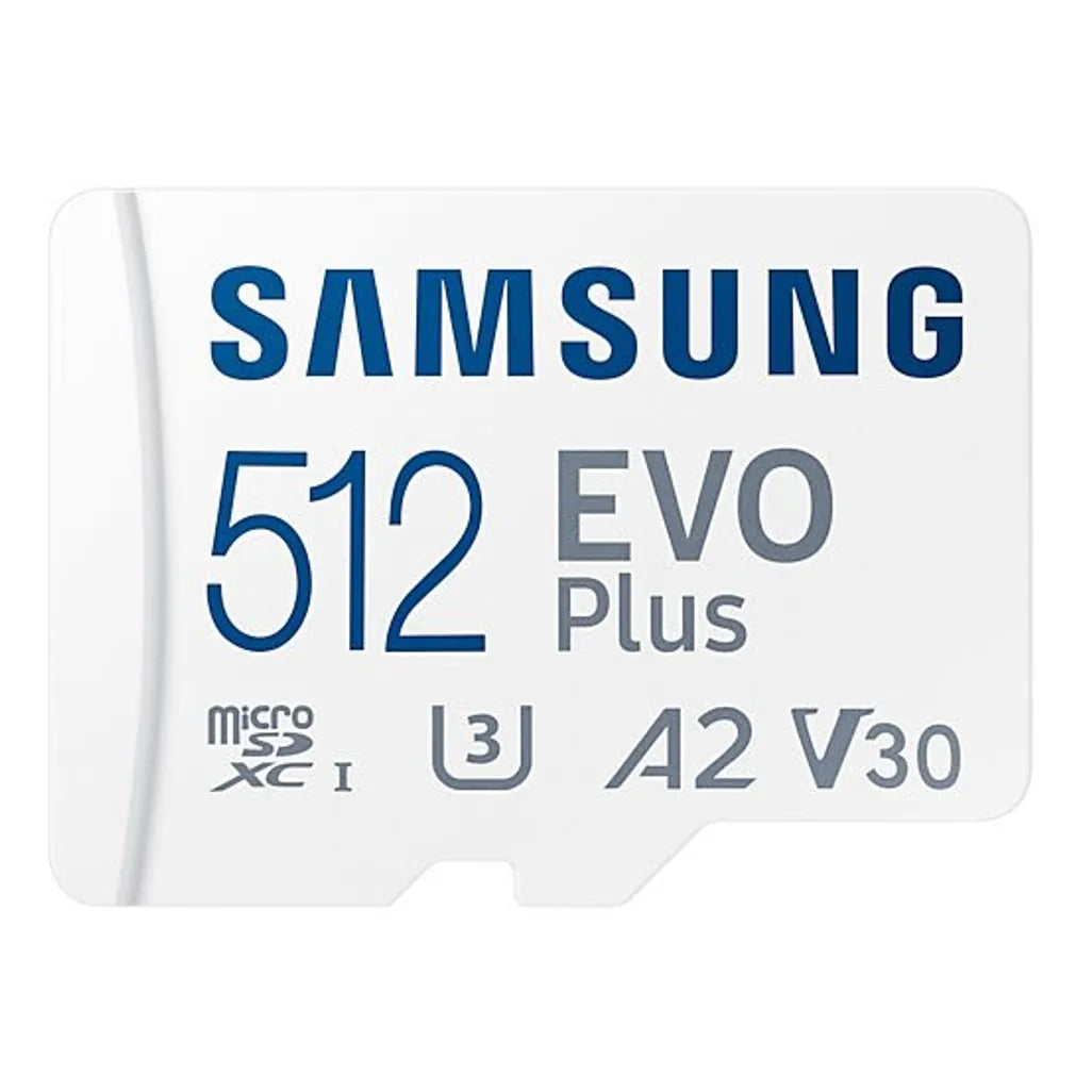 SAMSUNG EVO PLUS 512GB MICRO SD CARD U3 V30 A2