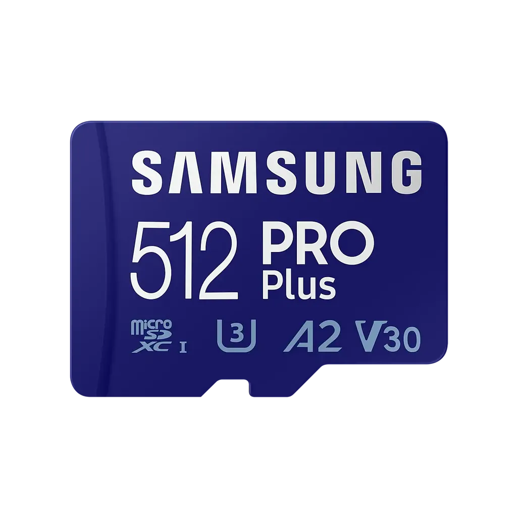 SAMSUNG PRO PLUS 512GB MICRO SD CARD U3 V30 A2