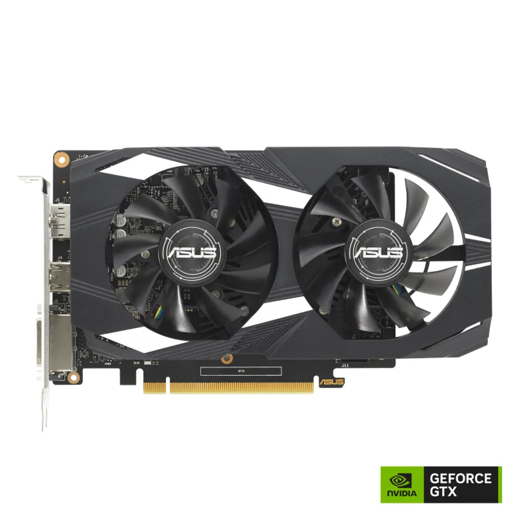 ASUS Dual -GTX1650-O4GD6-P-V2, GeForce GTX 1650, 4 GB, GDDR6, 128 bit, 7680 x 4320 pixels, PCI Express 4.0