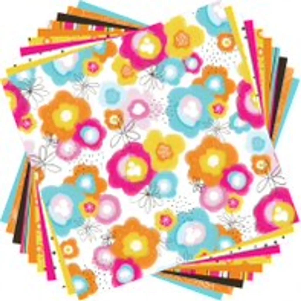 2004409 - CRICUT DELUXE PAPER VIBRANT FLOWERS