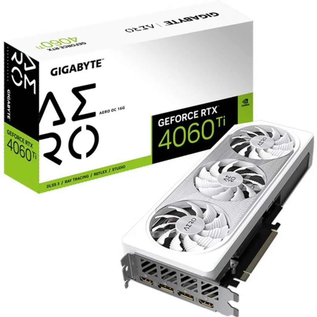 GIGABYTE nVidia GeForce RTX 4060Ti Aero OC - 16G GDDR6X HD